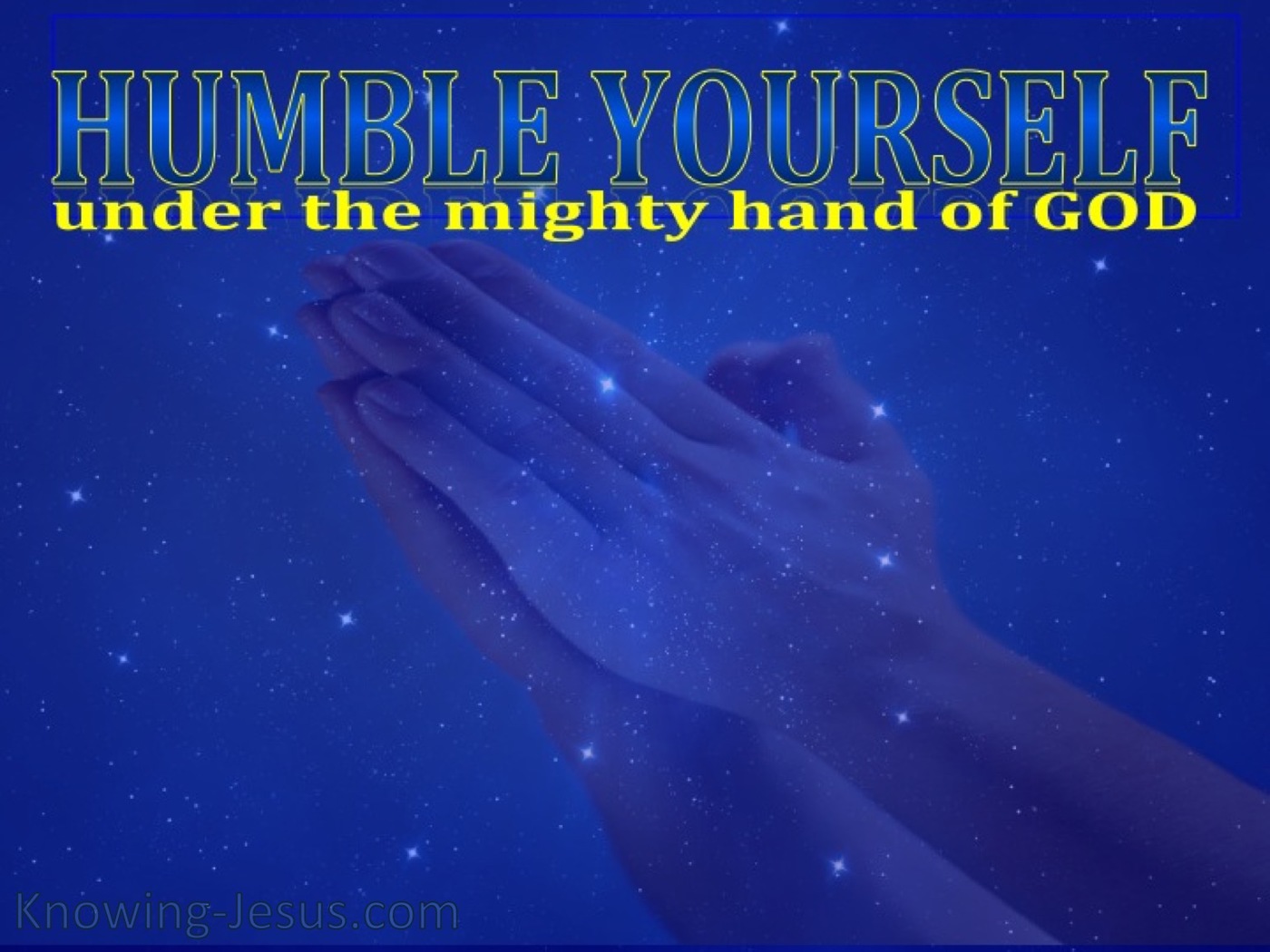 1 Peter 5:6 Humble Yourself (devotional)06-06 (blue)